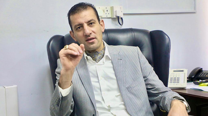Ambassador of Palestine to Zimbabwe Tamer Almassri.
