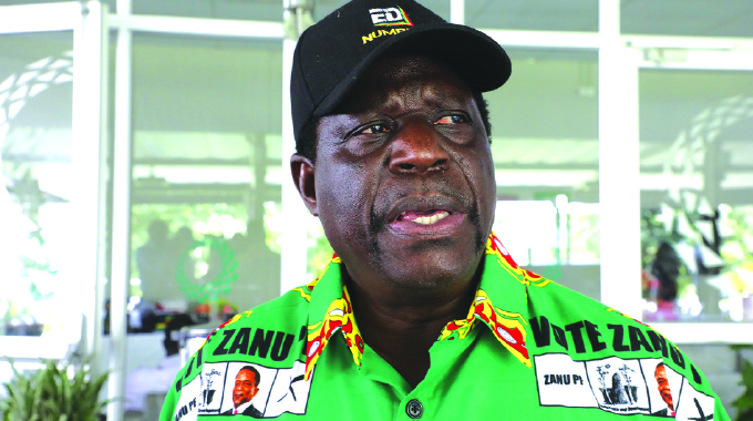 Zanu PF National Political Commissar Cde Mike Bimha