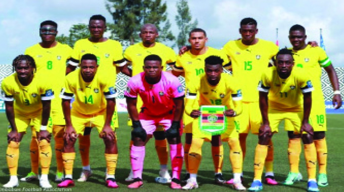The Zimbabwe National Team also known as The Warriors