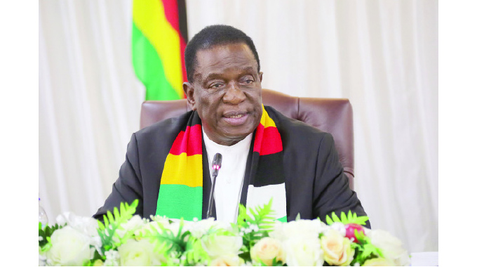 President Mnangagwa addresses the 2023 last Cabinet meeting at State House in Harare yesterday