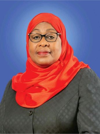Tanzanian President Samia Suluhu Hassan