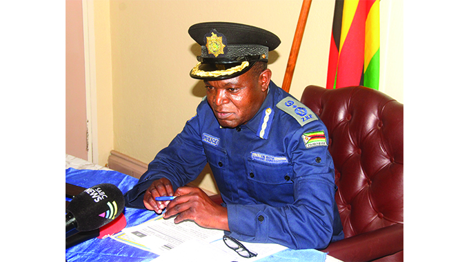 National Police spokesperson Assistant Commissioner Paul Nyathi