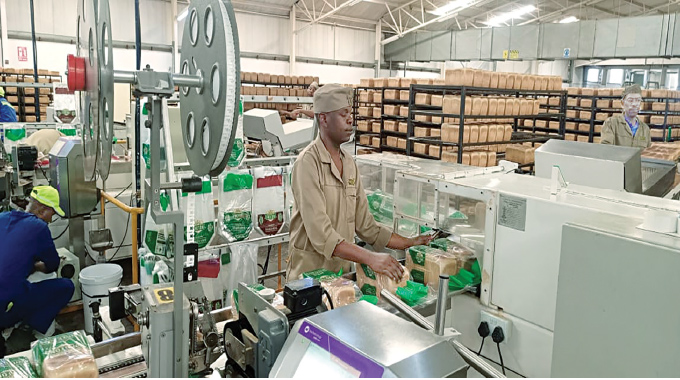 Part of Proton Bakers manufacturing plant in Marondera