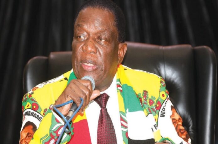 ZANU PF President and First Secretary, Dr ED Mnangagwa