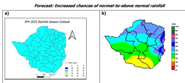 Zimbabwe’s 2024/25 Rainfall Forecast: A Bright Outlook for Farmers