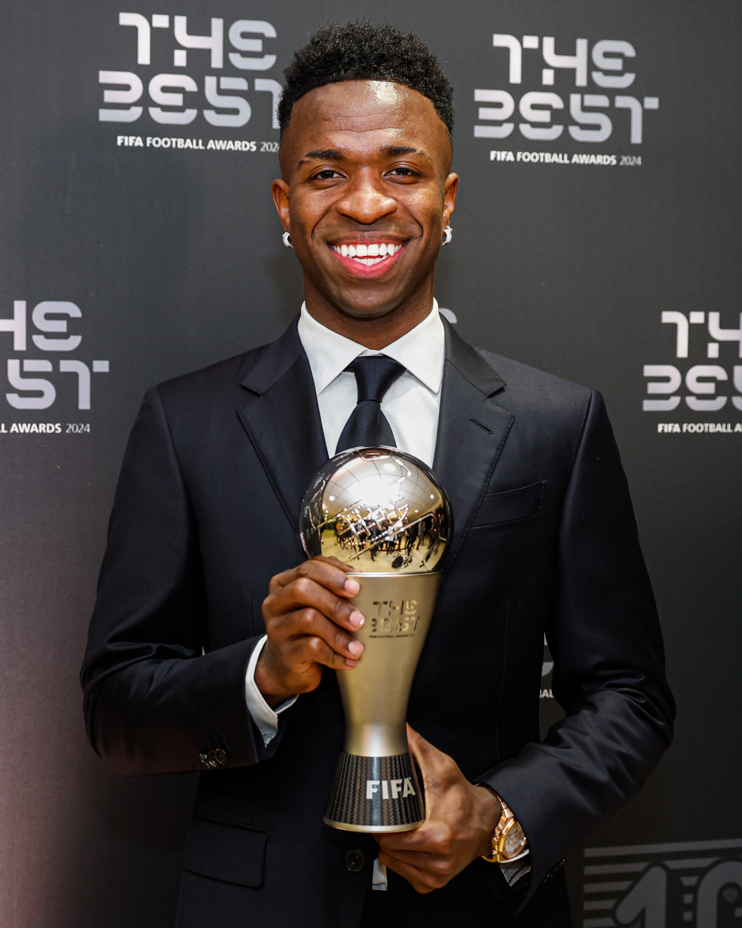 Vini Jnr Wins FIFA World Player Of The Year Award