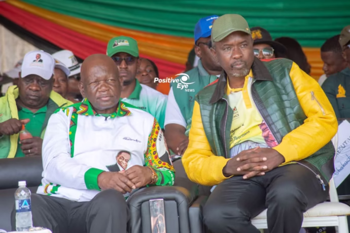 ZANU PF Central Committe Member Dr Tagwirei with Harare Province Chair, Godwills Masimirembwa